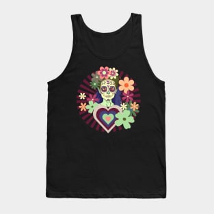 Z-Girl: Dreams of La Catrina. No.4 Variation Tank Top